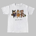 Kewpie Halloween Trick Treating Retro Pumpkin Bat - Adult & Kids T-Shirts, Sweatshirts & Hoodies apparel design preview 1