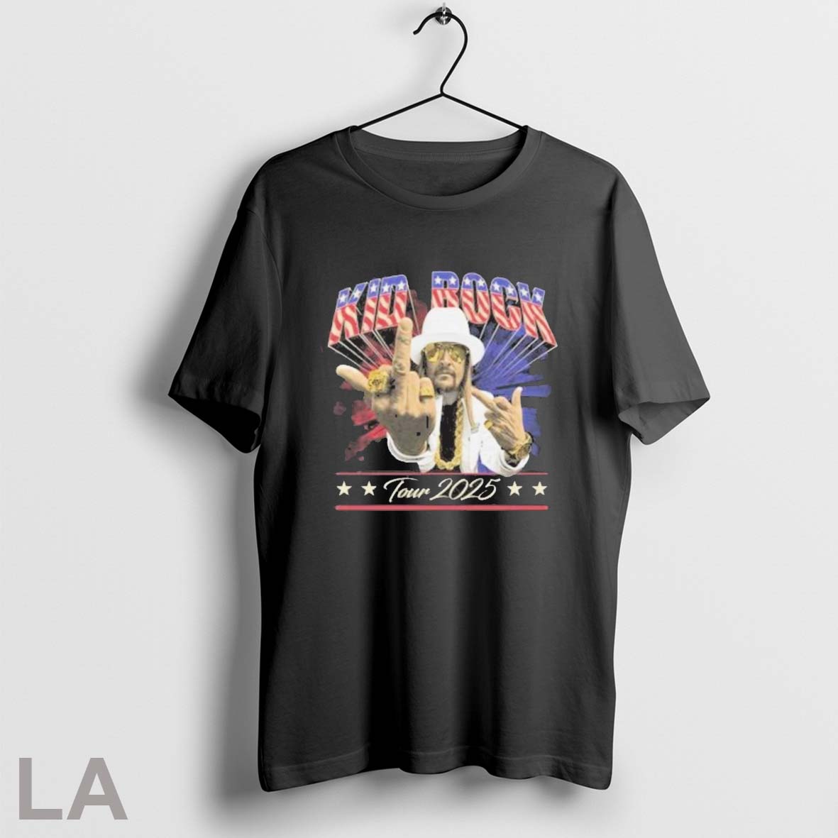 Kid Rock Store Merch Middle Finger Tour 2025 - Adult & Kids T-Shirts, Sweatshirts & Hoodies apparel design preview 1