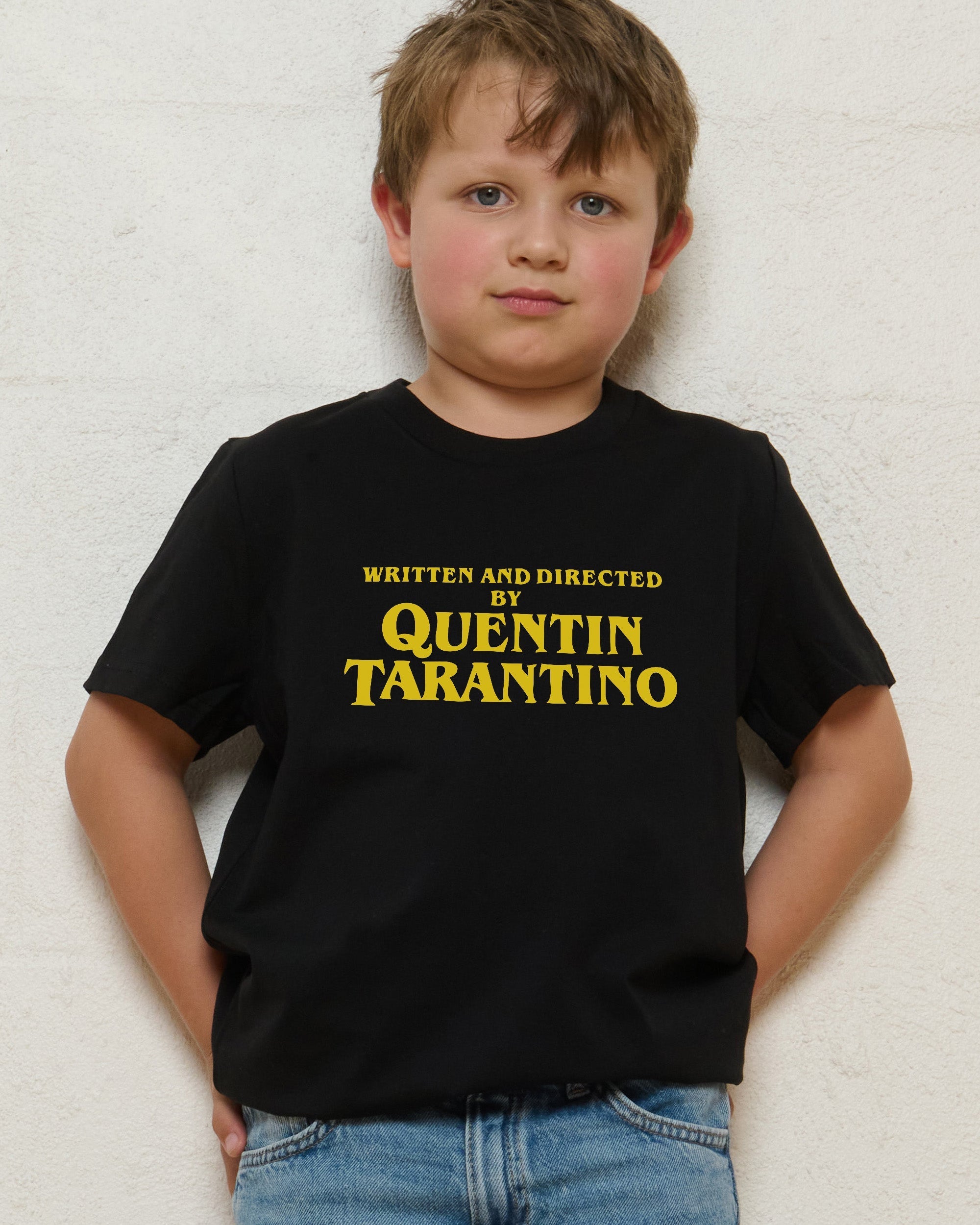 Written and Directed by Quentin Tarantino - Adult & Kids T-Shirts, Sweatshirts & Hoodies apparel design preview 1