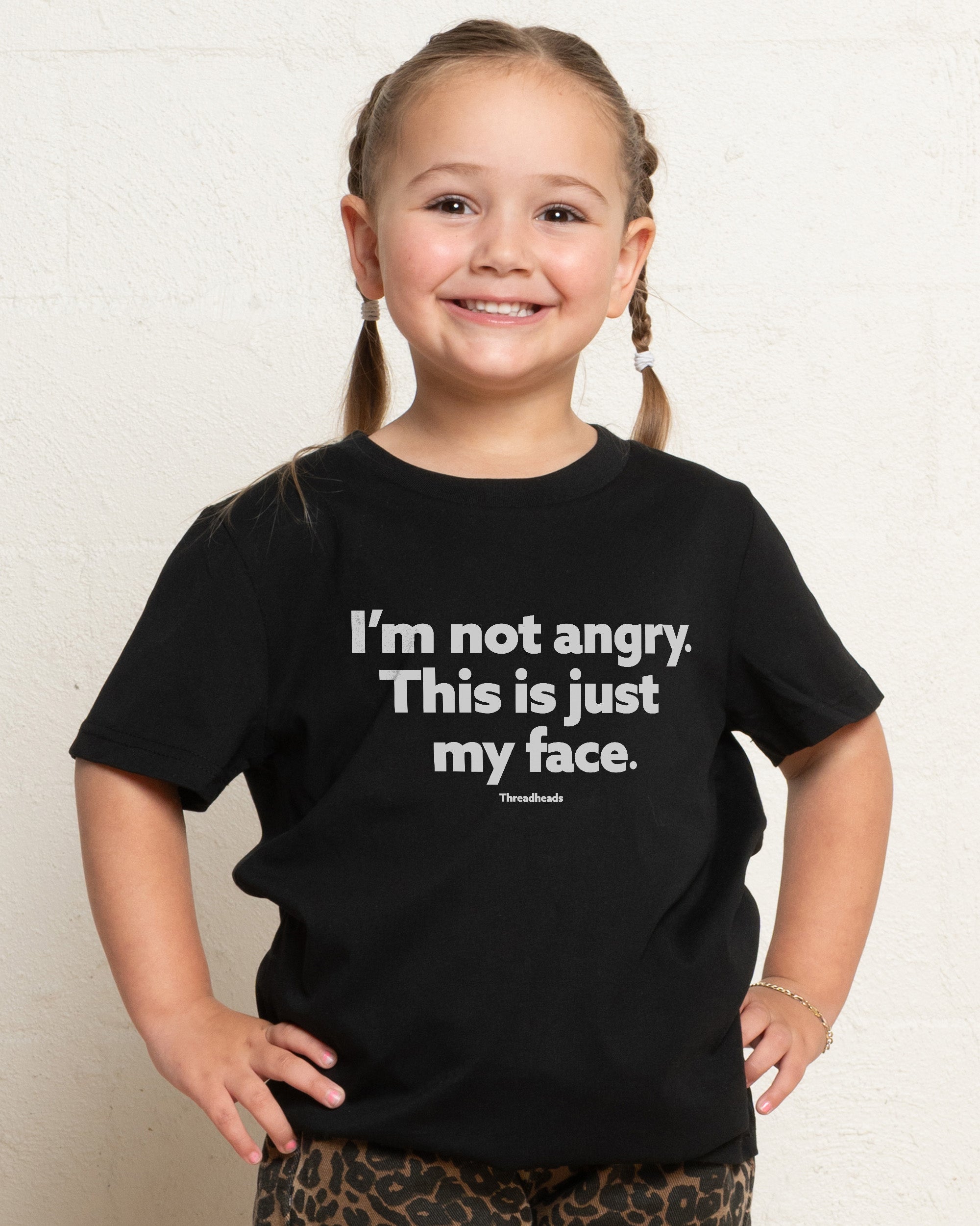 I'm Not Angry - Adult & Kids T-Shirts, Sweatshirts & Hoodies apparel design preview 1