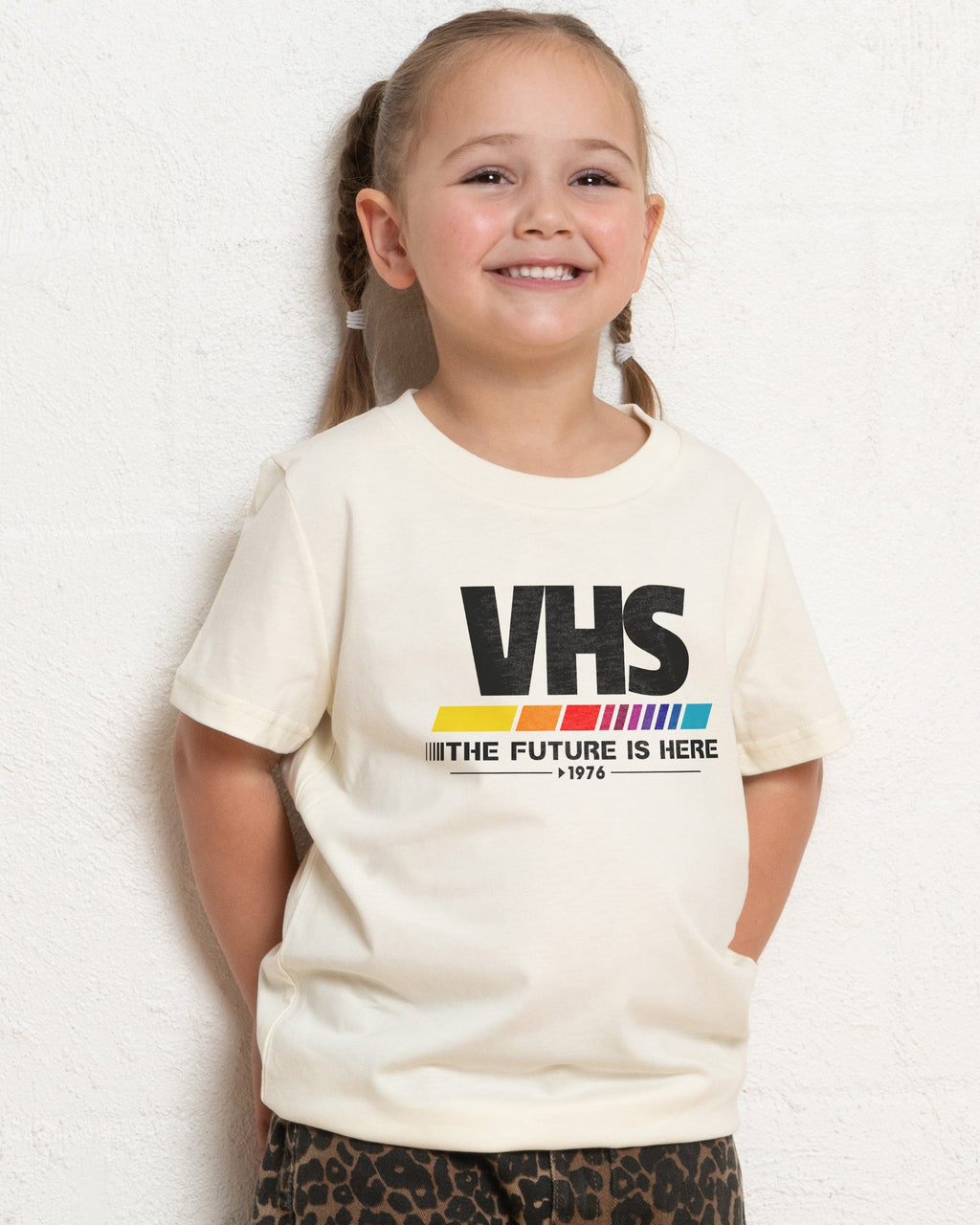VHS The Future is Now - Adult & Kids T-Shirts, Sweatshirts & Hoodies apparel design preview 1