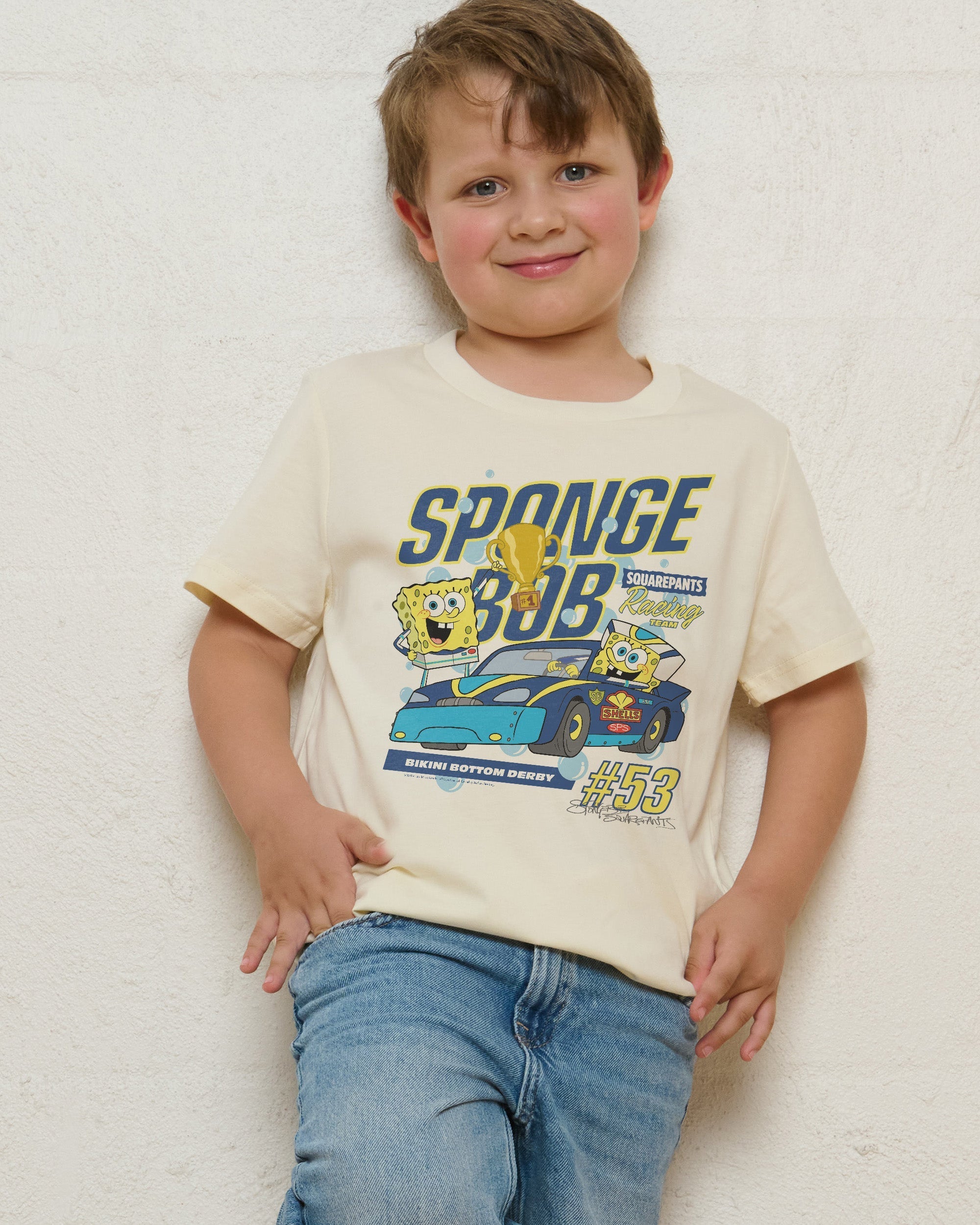 Spongebob Racing - Adult & Kids T-Shirts, Sweatshirts & Hoodies apparel design preview 1