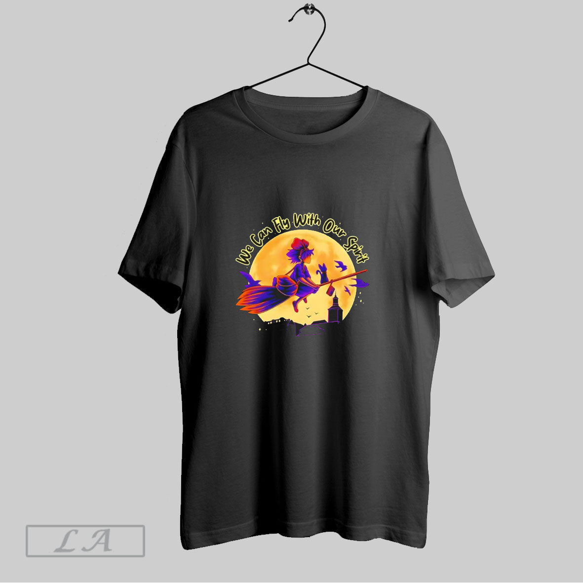Kikis Delivery Service We Can Fly With Our Spirit - Adult & Kids T-Shirts, Sweatshirts & Hoodies apparel design preview 1