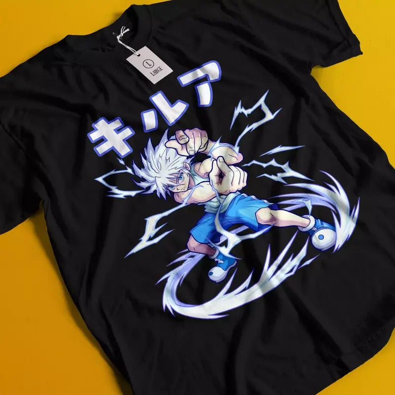 Killua Hisoka Hunter X Manga Strip HXH Anime Gon - Adult & Kids T-Shirts, Sweatshirts & Hoodies apparel design preview 1