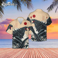 King Of Monster Godzilla Japanese Gojira Hawaiian - Adult & Kids T-Shirts, Sweatshirts & Hoodies apparel design preview 1
