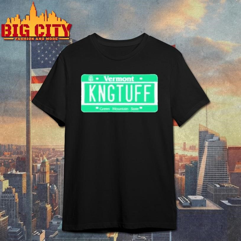 King Tuff Vt License Plate - Adult & Kids T-Shirts, Sweatshirts & Hoodies apparel design preview 1