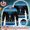 Kiss Tommy Thayer With Signature Holiday Gift Style Blue Ugly Christmas Sweater - Holiday Gift product image