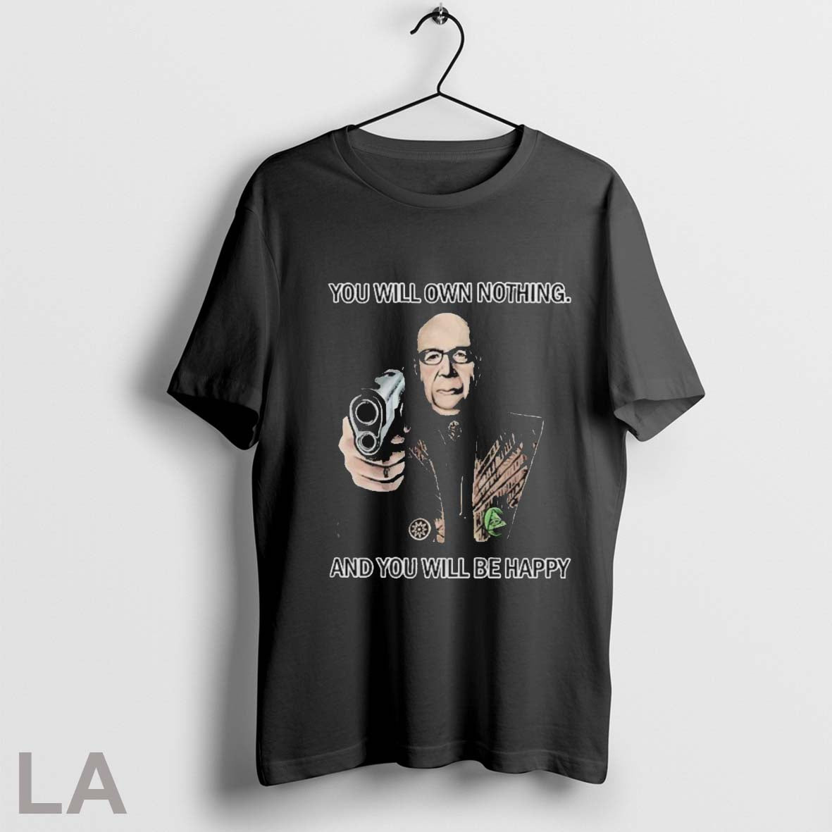 Klaus Schwab You Will Own Nothing And Be Happy - Adult & Kids T-Shirts, Sweatshirts & Hoodies apparel design preview 1