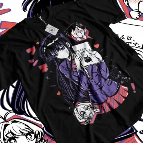 Komi San Can'T Communicate Hitohito Omoharu Ren Anime - Adult & Kids T-Shirts, Sweatshirts & Hoodies apparel design preview 1