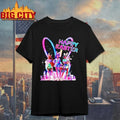 Kpop Hunters Happy Easter Bunny Neon Style - Adult & Kids T-Shirts, Sweatshirts & Hoodies apparel design preview 1