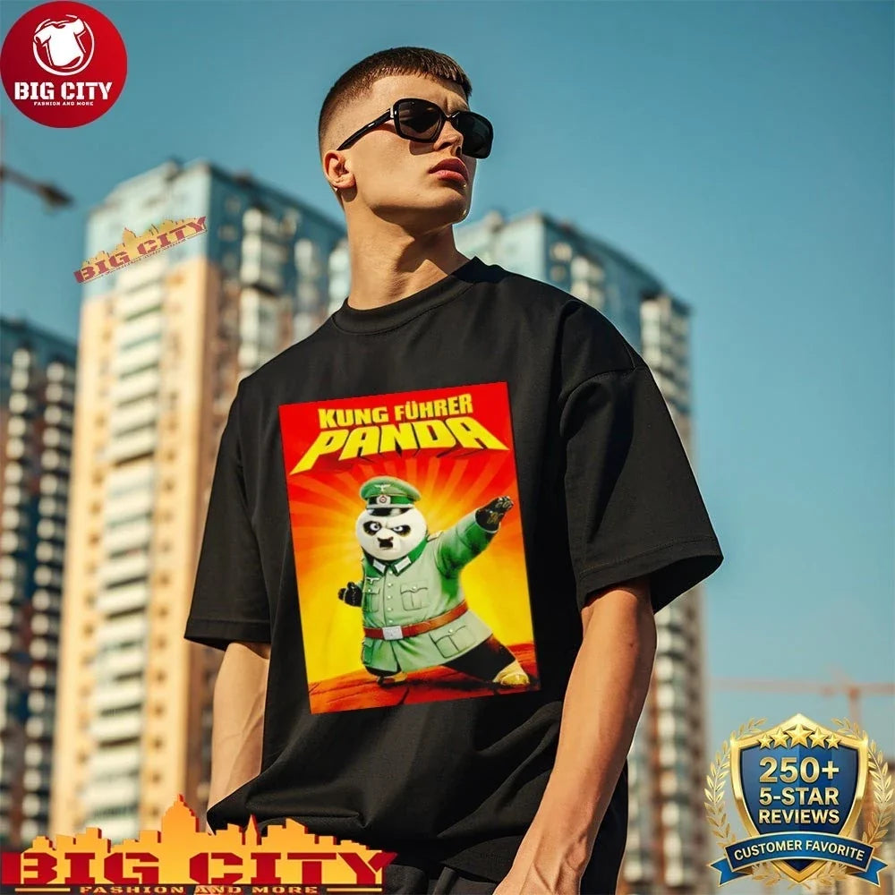 Kung Fuhrer Panda Meme - Adult & Kids T-Shirts, Sweatshirts & Hoodies apparel design preview 1