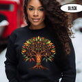 Kwanzaa Tree Life African American Family Matching - Adult & Kids T-Shirts, Sweatshirts & Hoodies apparel design preview 1