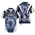 LA Dodgers Hawaiian World Series Champions Baseball - Adult & Kids T-Shirts, Sweatshirts & Hoodies apparel design preview 1