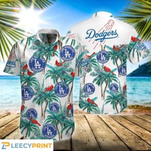 LA Dodgers Tropical MLB Hawaiian For Men, - Adult & Kids T-Shirts, Sweatshirts & Hoodies apparel design preview 1