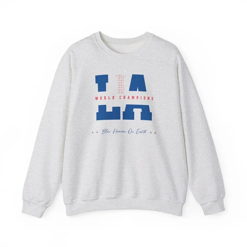 LA World Champions Baseball Los Angeles Champion Fans - Adult & Kids T-Shirts, Sweatshirts & Hoodies apparel design preview 1