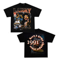 LARRY JUNE Double Sided Prints Vintage Him Short - Adult & Kids T-Shirts, Sweatshirts & Hoodies apparel design preview 1