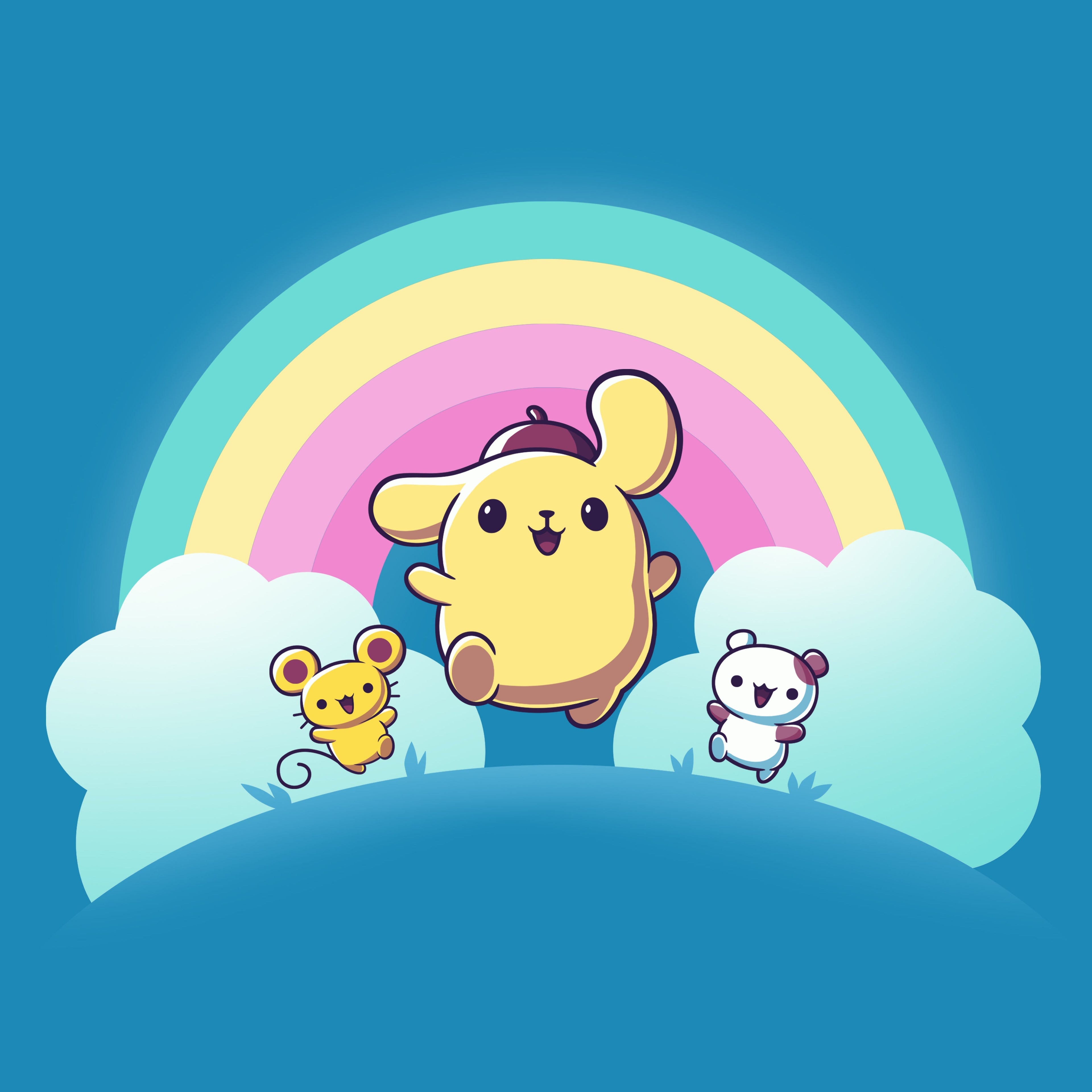 Pompompurin, Scone, and Muffin - Adult & Kids T-Shirts, Sweatshirts & Hoodies apparel design preview 1