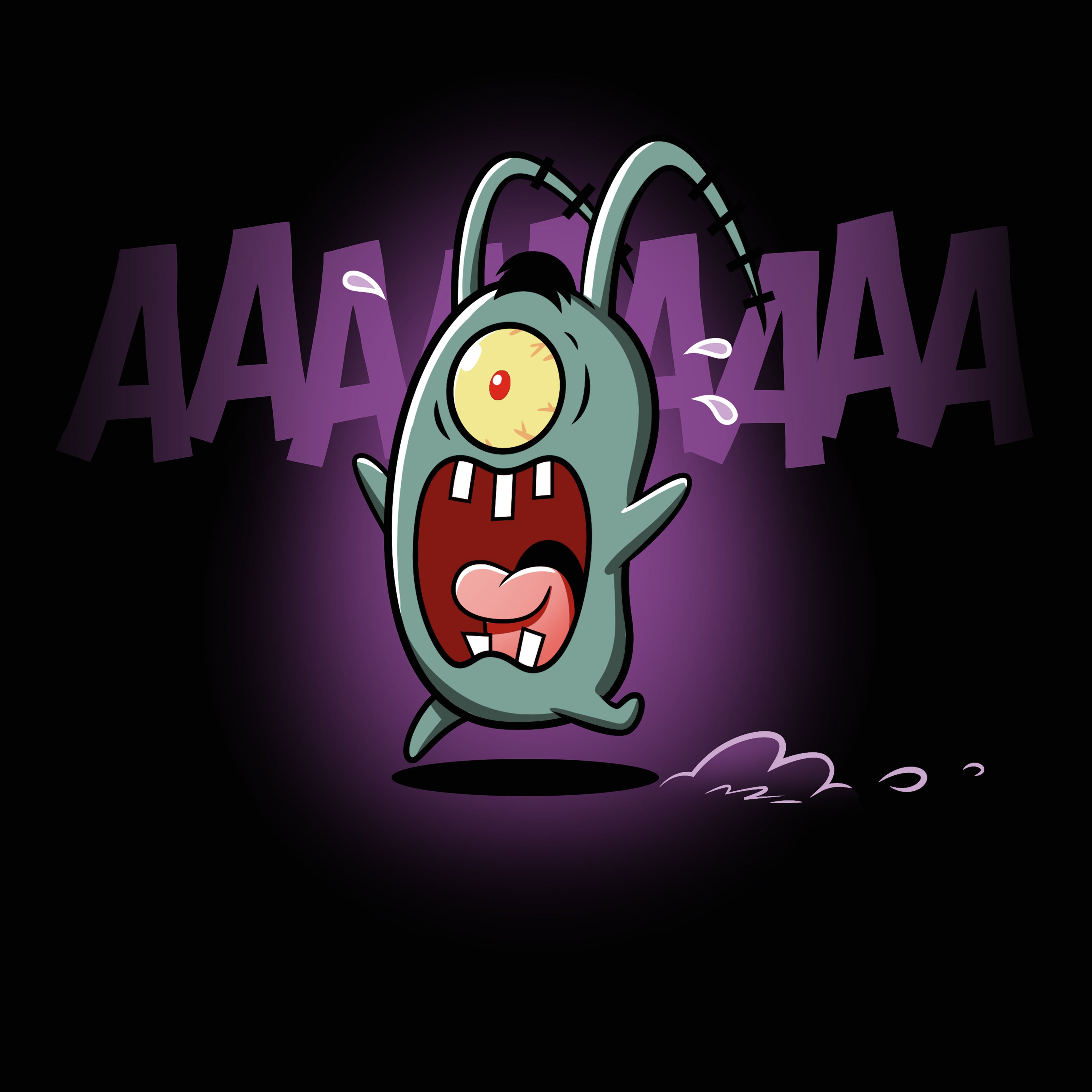 Screaming Plankton - Adult & Kids T-Shirts, Sweatshirts & Hoodies apparel design preview 1