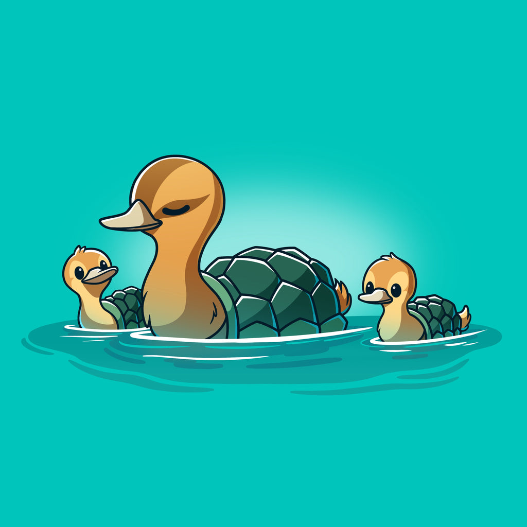 Turtle Ducks - Adult & Kids T-Shirts, Sweatshirts & Hoodies apparel design preview 1