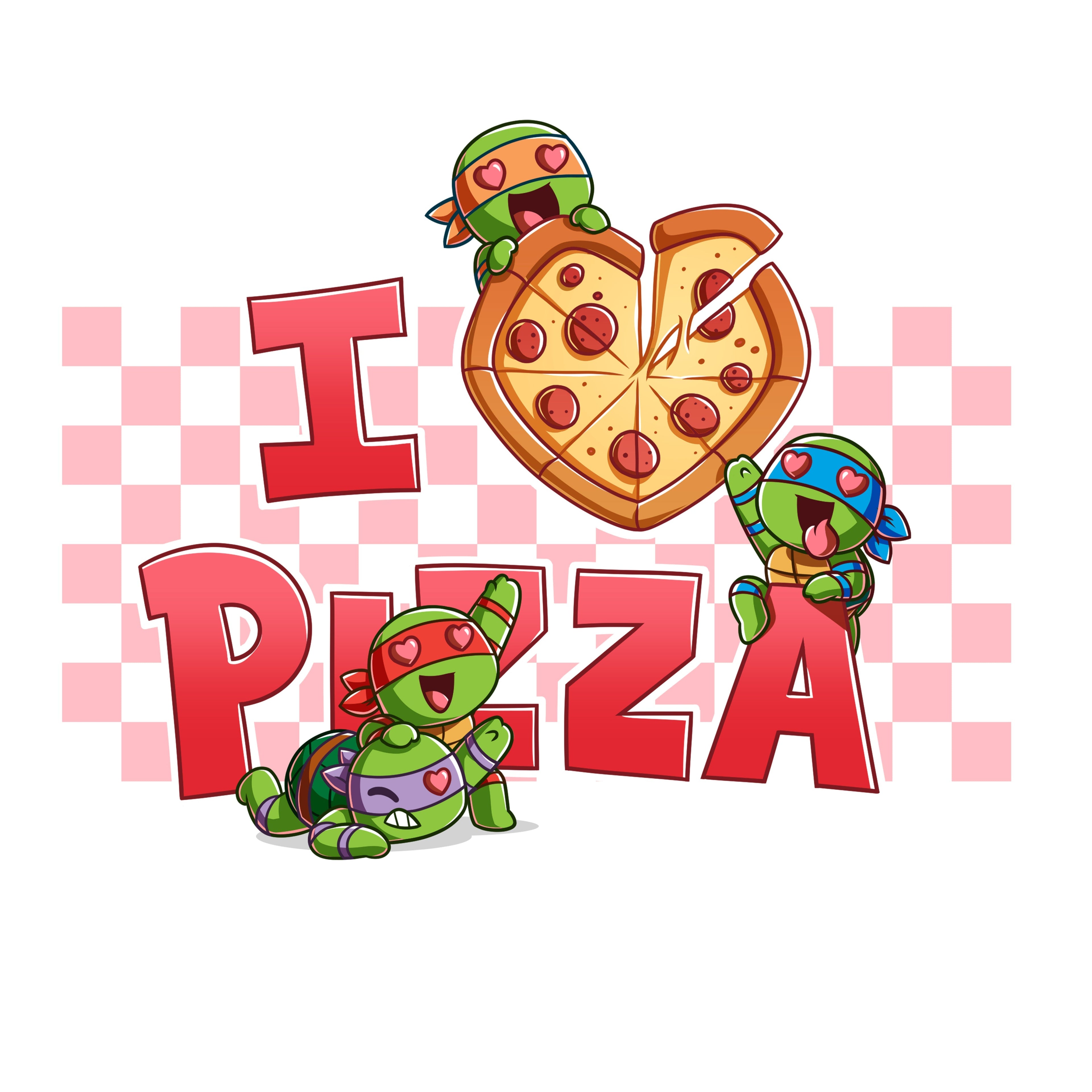 I Love Pizza - Adult & Kids T-Shirts, Sweatshirts & Hoodies apparel design preview 1