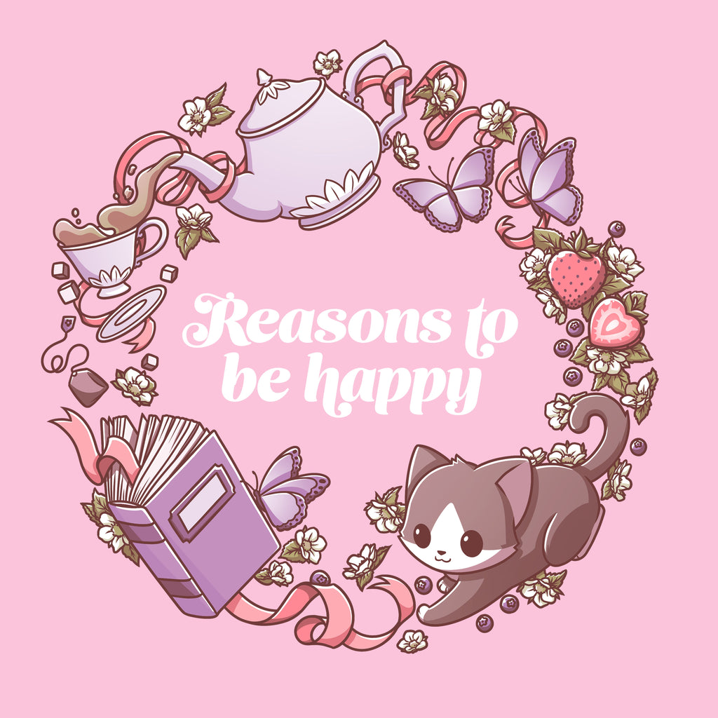 Reasons to be Happy - Adult & Kids T-Shirts, Sweatshirts & Hoodies apparel design preview 1