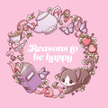 Reasons to be Happy - Adult & Kids T-Shirts, Sweatshirts & Hoodies apparel design preview 1