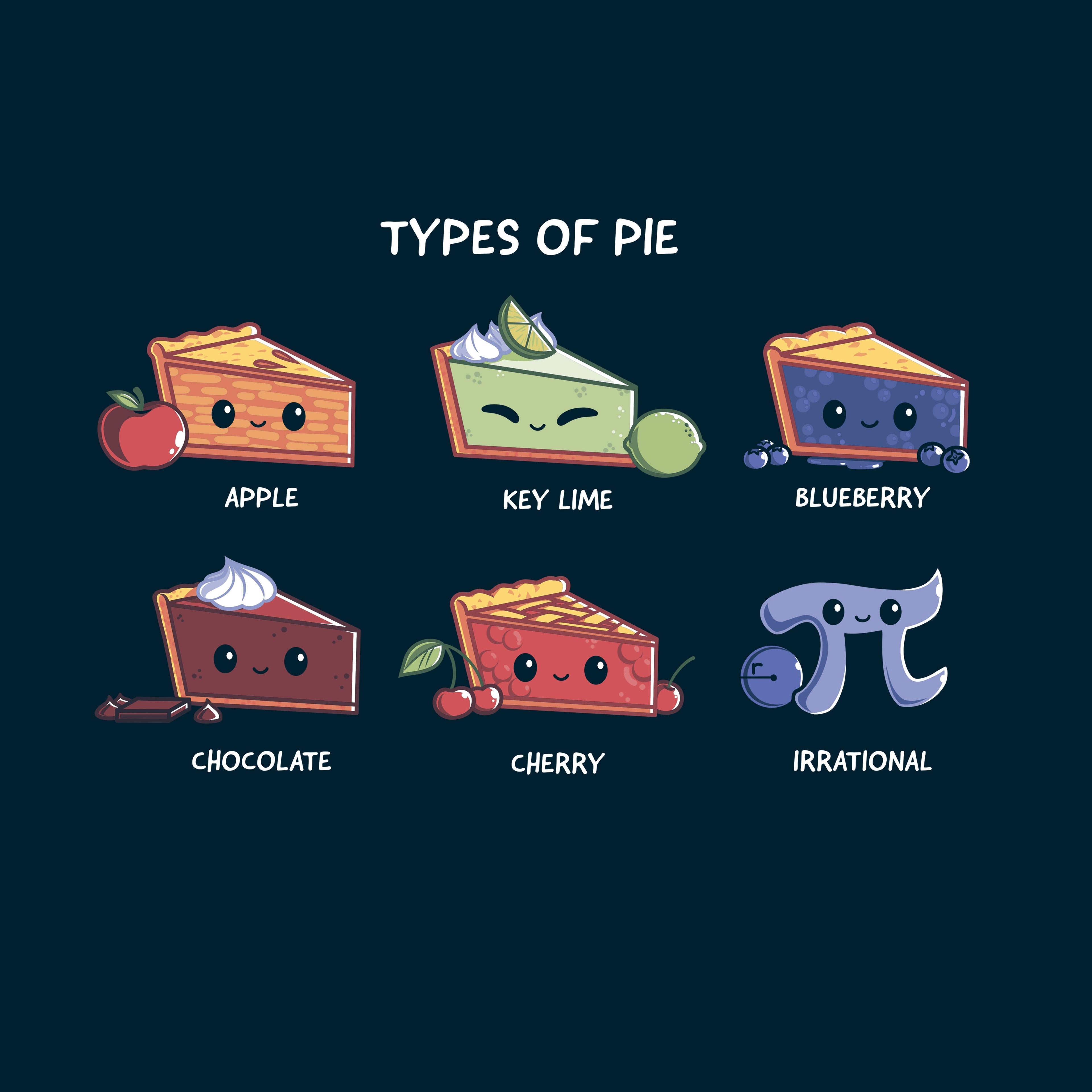 Slice of Pie - Adult & Kids T-Shirts, Sweatshirts & Hoodies apparel design preview 1