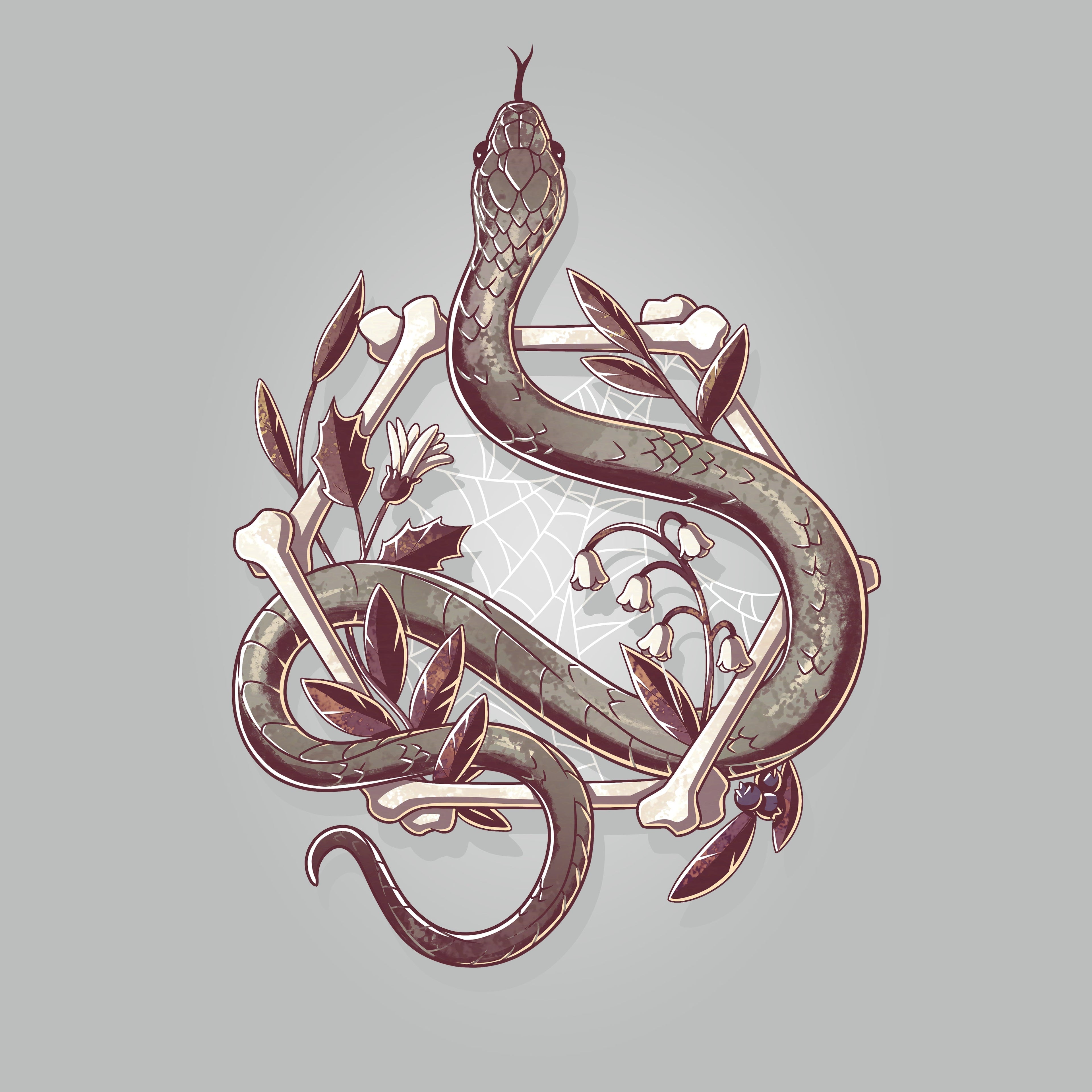 Bone Serpent - Adult & Kids T-Shirts, Sweatshirts & Hoodies apparel design preview 1