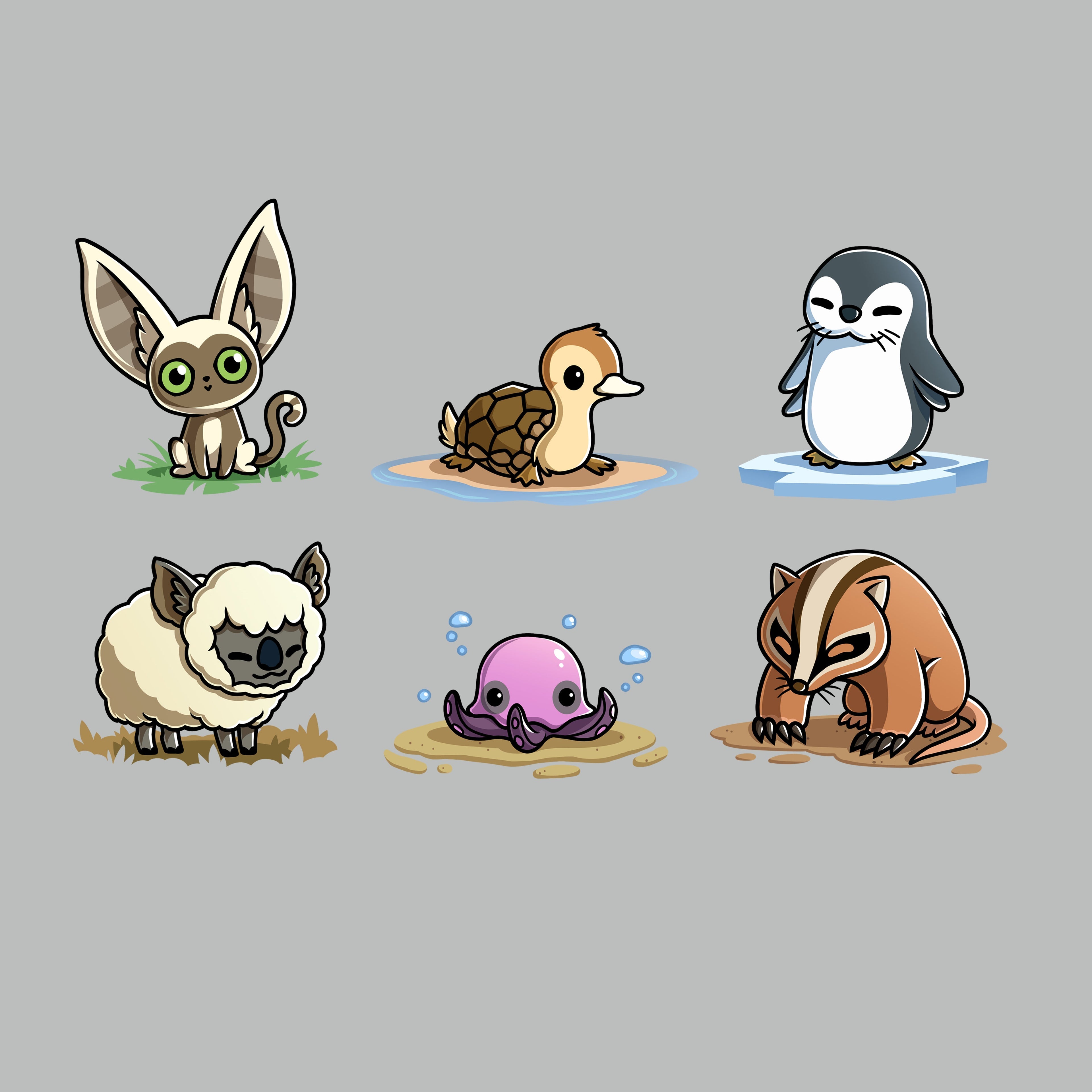Avatar Animal Friends - Adult & Kids T-Shirts, Sweatshirts & Hoodies apparel design preview 1