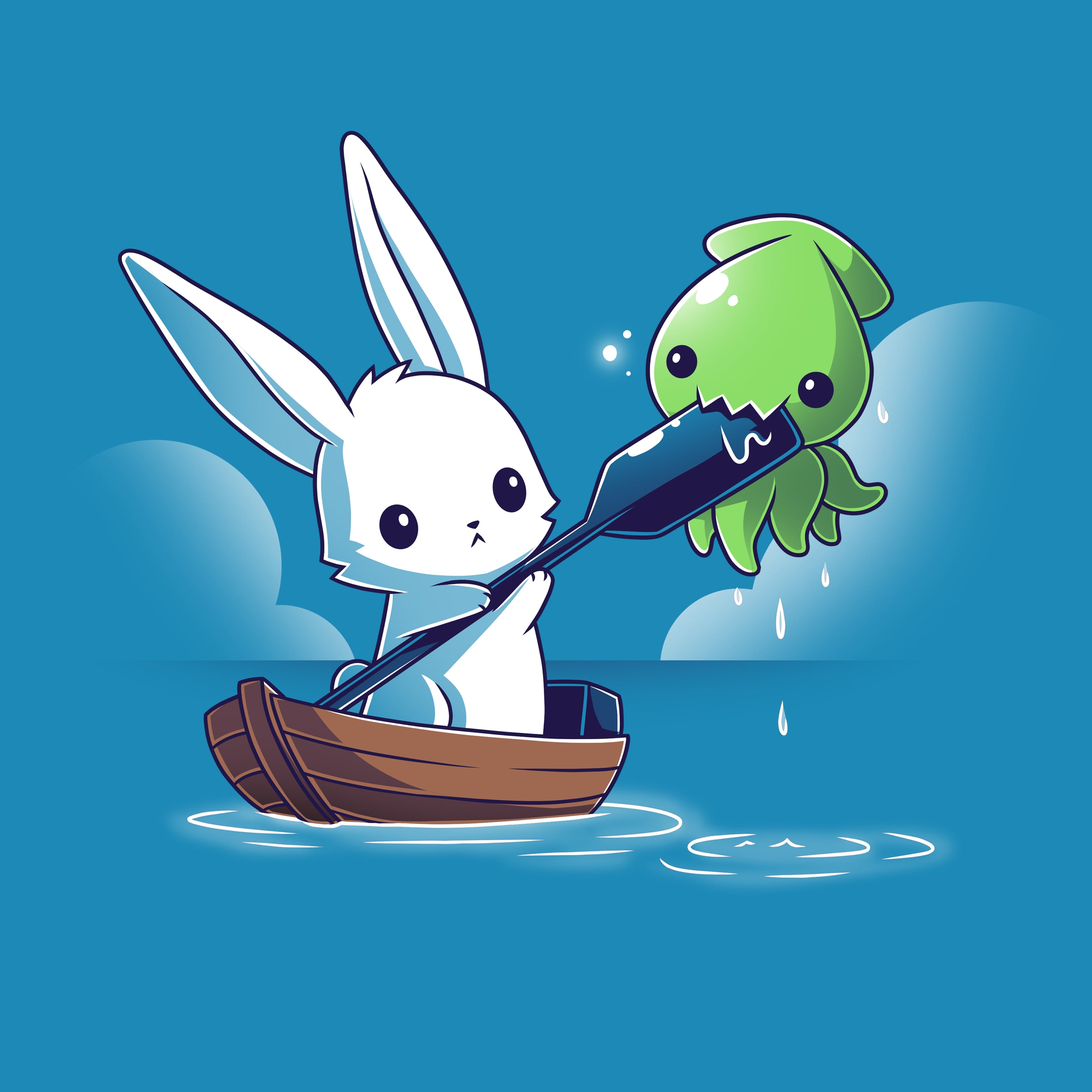 Baby Kraken Attack - Adult & Kids T-Shirts, Sweatshirts & Hoodies apparel design preview 1