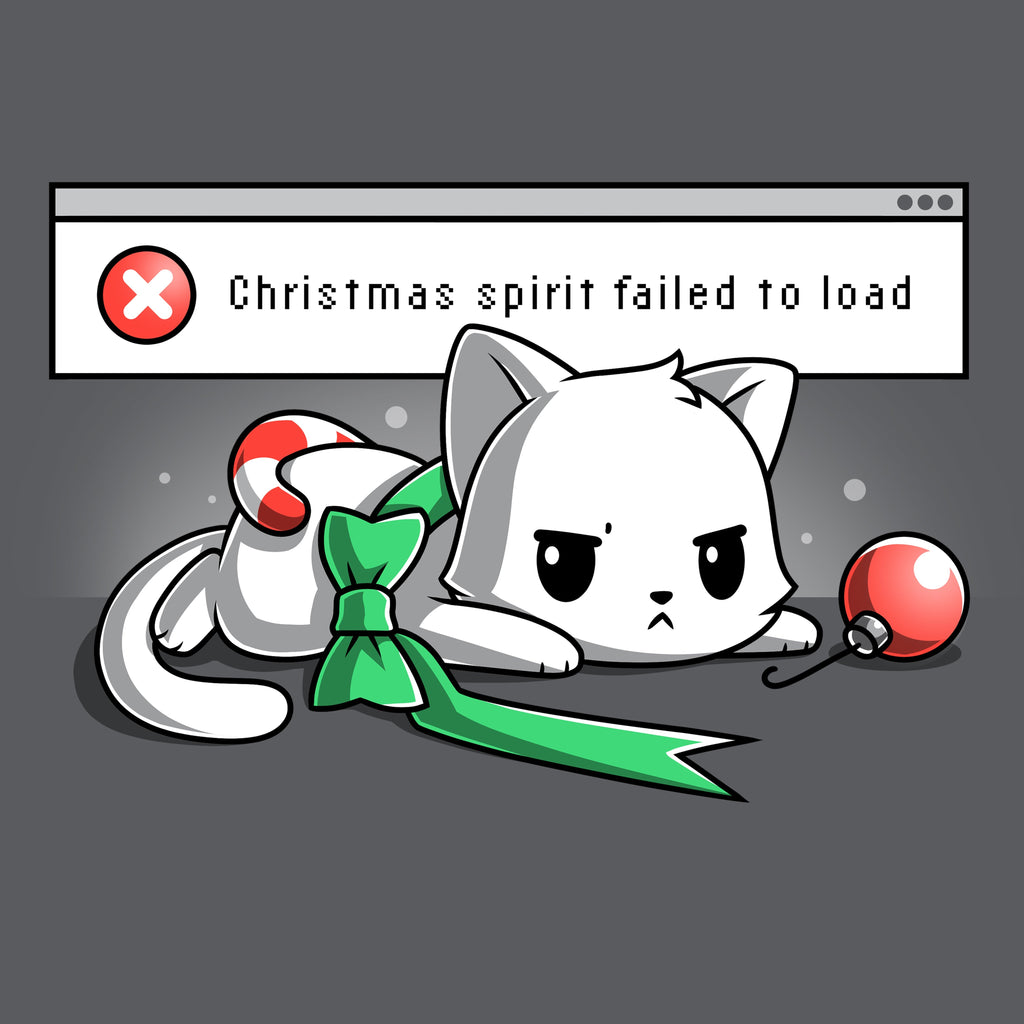 Christmas Spirit Failed To Load - Adult & Kids T-Shirts, Sweatshirts & Hoodies apparel design preview 1