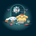Cinnamoroll and Pompompurin's Halloween Baking - Adult & Kids T-Shirts, Sweatshirts & Hoodies apparel design preview 1