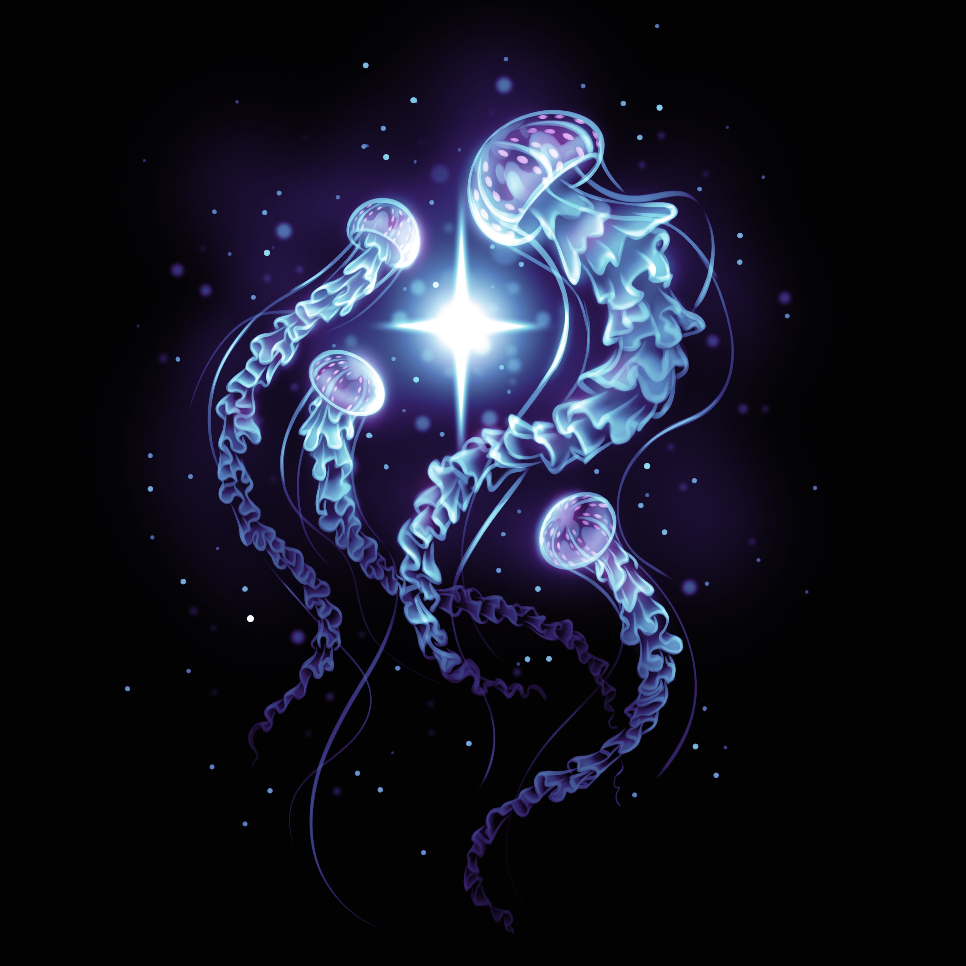 Enchanting Jellyfish - Adult & Kids T-Shirts, Sweatshirts & Hoodies apparel design preview 1