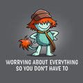 Worrying About Everything - Adult & Kids T-Shirts, Sweatshirts & Hoodies apparel design preview 1