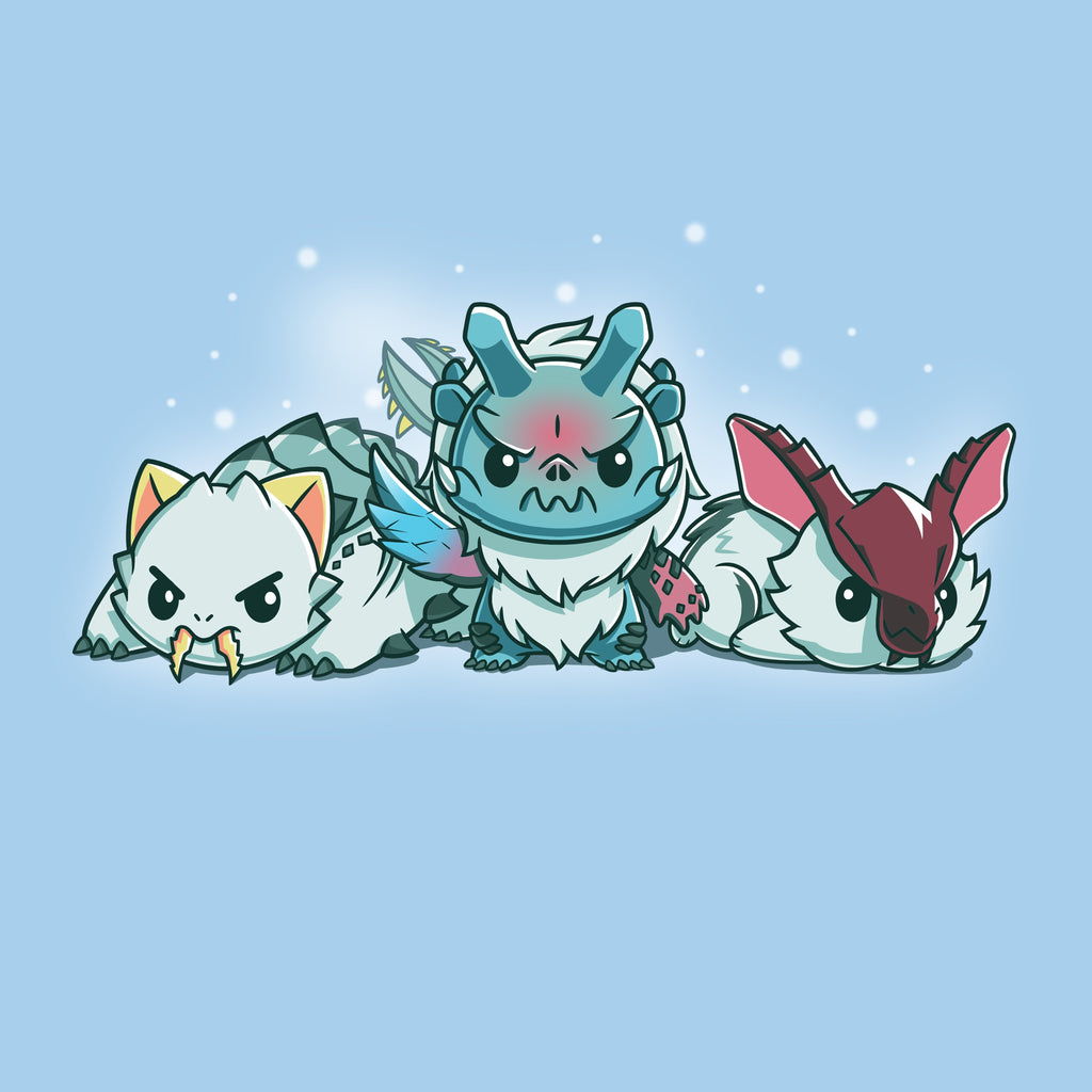Ice Monsters - Adult & Kids T-Shirts, Sweatshirts & Hoodies apparel design preview 1