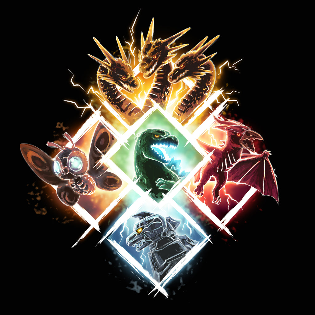 Kaiju Vortex - Adult & Kids T-Shirts, Sweatshirts & Hoodies apparel design preview 1