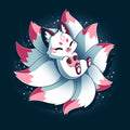 Snuggly Kitsune - Adult & Kids T-Shirts, Sweatshirts & Hoodies apparel design preview 1