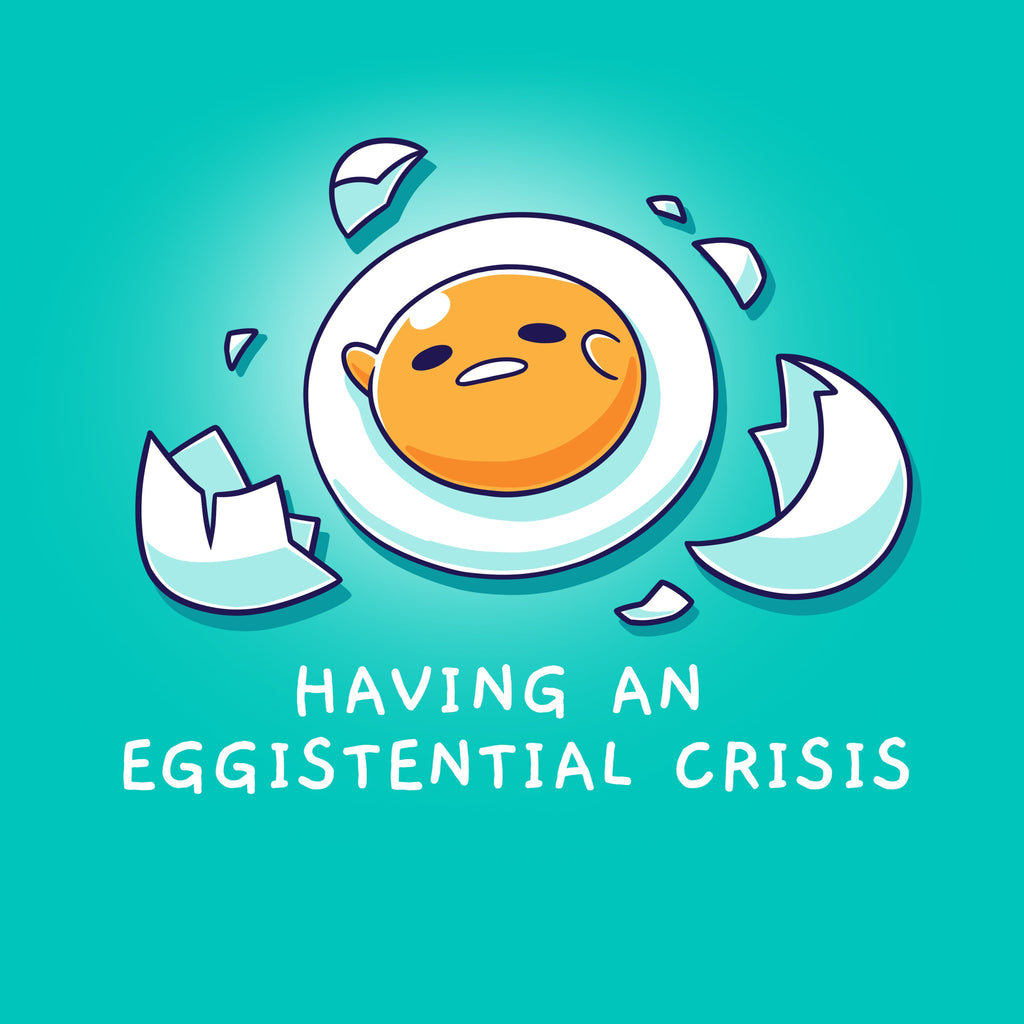 Having An Eggistential Crisis - Adult & Kids T-Shirts, Sweatshirts & Hoodies apparel design preview 1