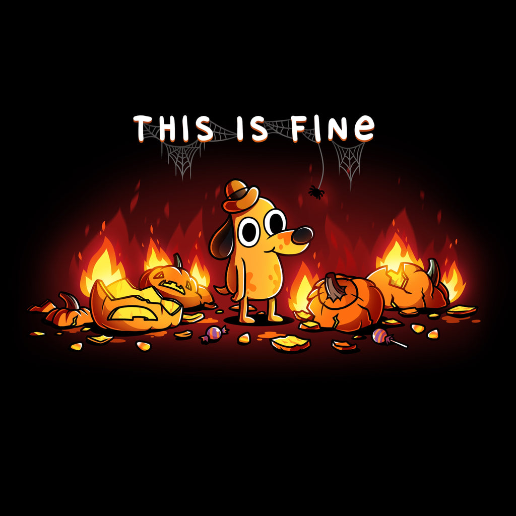 This is Fine (Pumpkins) - Adult & Kids T-Shirts, Sweatshirts & Hoodies apparel design preview 1