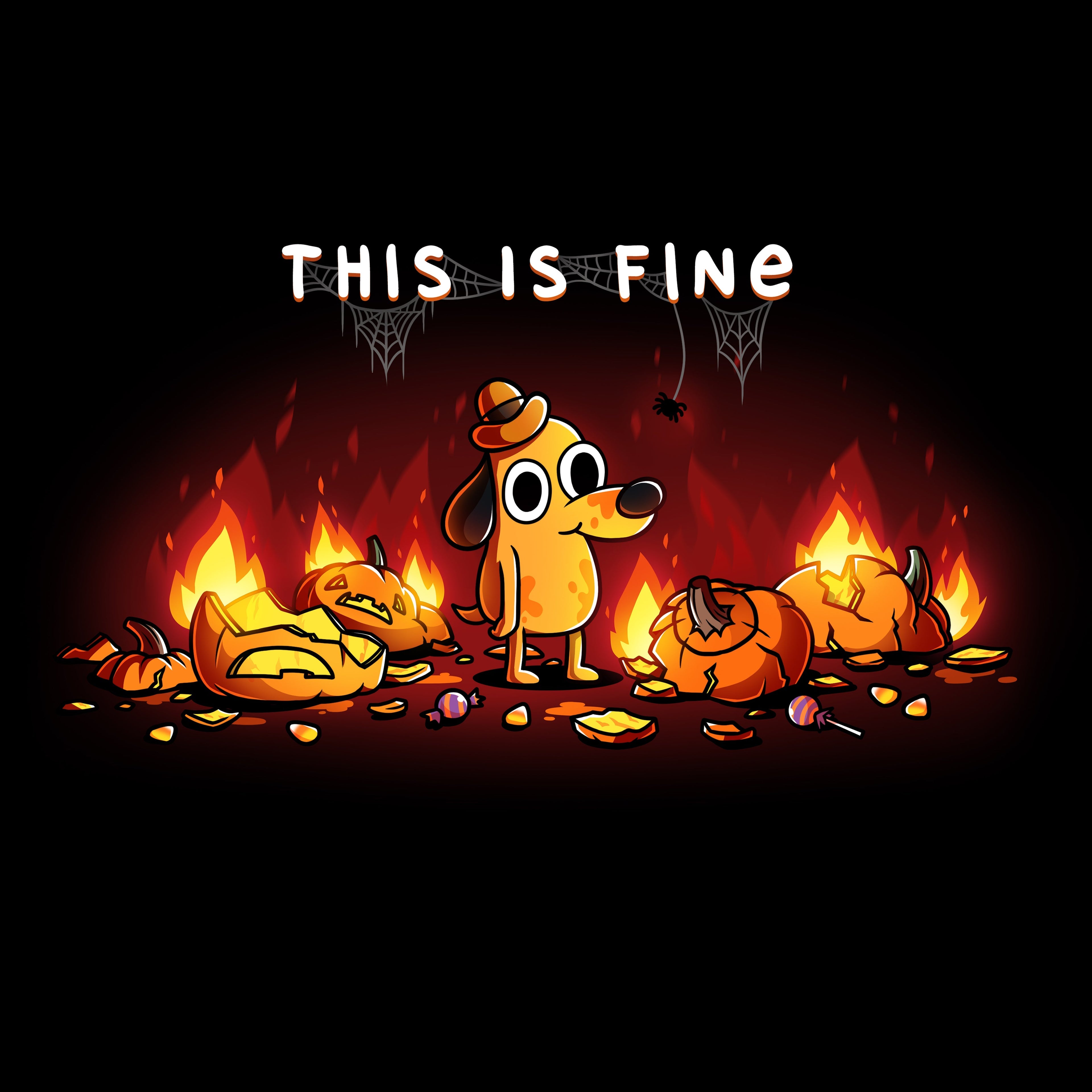 This is Fine (Pumpkins) - Adult & Kids T-Shirts, Sweatshirts & Hoodies apparel design preview 1