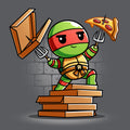 Pizza Power - Adult & Kids T-Shirts, Sweatshirts & Hoodies apparel design preview 1