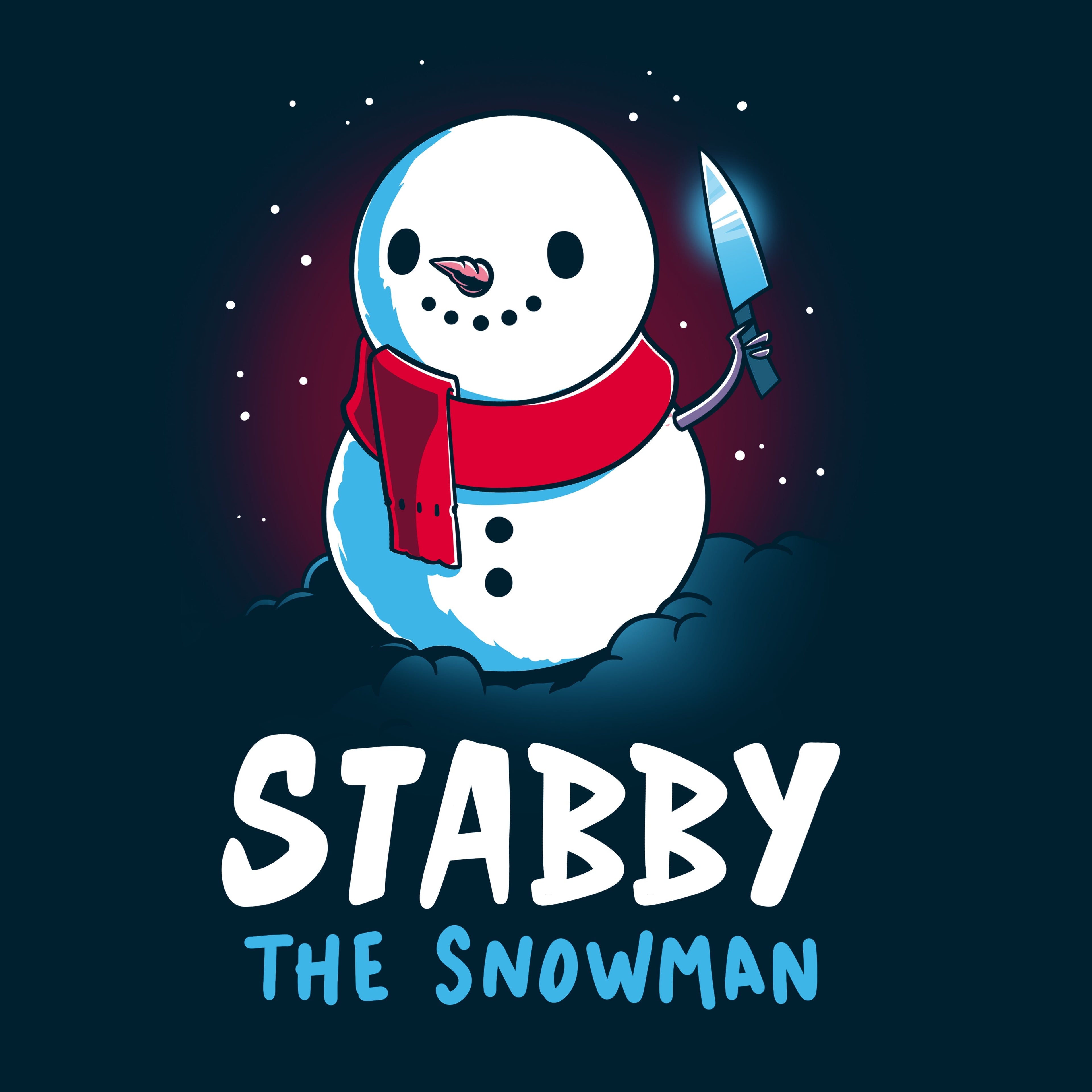 Stabby the Snowman - Adult & Kids T-Shirts, Sweatshirts & Hoodies apparel design preview 1