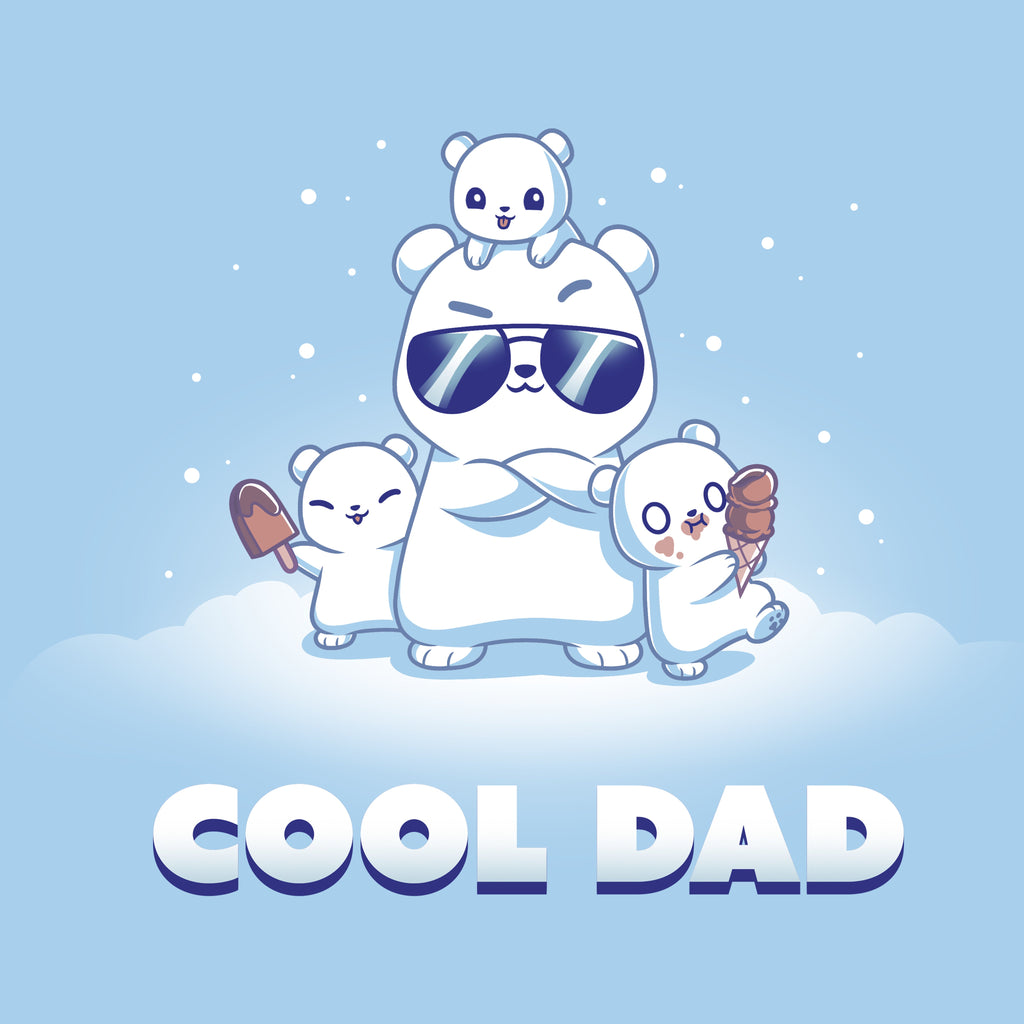 Cool Dad (Polar Bear) - Adult & Kids T-Shirts, Sweatshirts & Hoodies apparel design preview 1