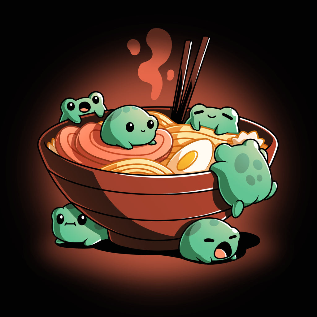 Froggy Ramen - Adult & Kids T-Shirts, Sweatshirts & Hoodies apparel design preview 1