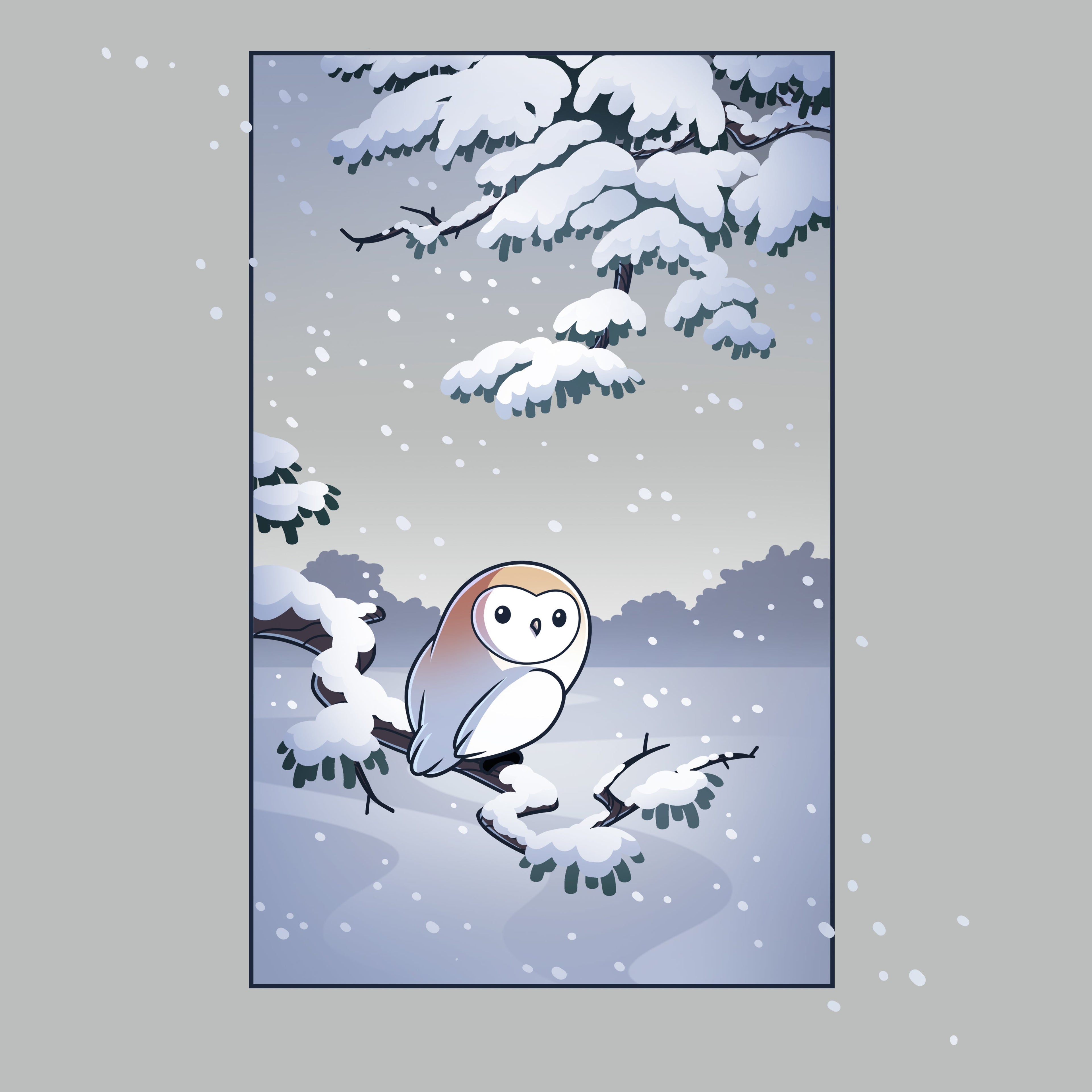 Snowy Owl - Adult & Kids T-Shirts, Sweatshirts & Hoodies apparel design preview 1
