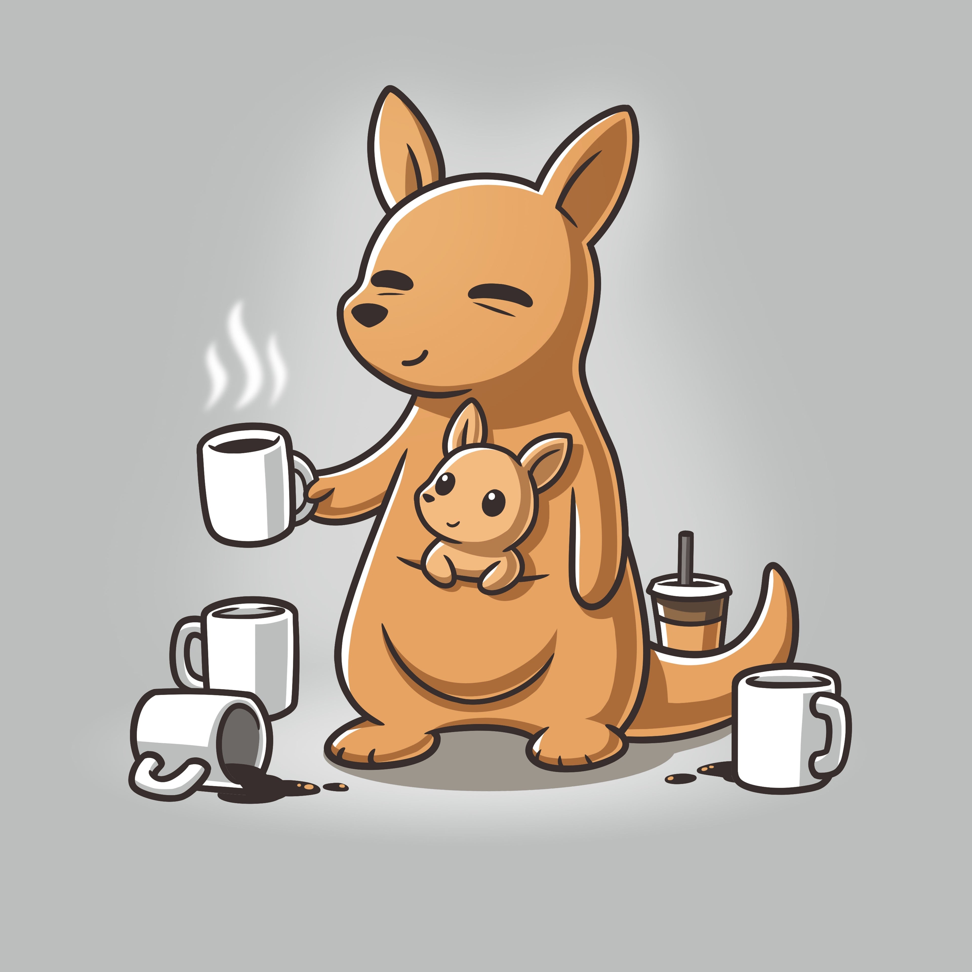Mom's Morning Coffee - Adult & Kids T-Shirts, Sweatshirts & Hoodies apparel design preview 1
