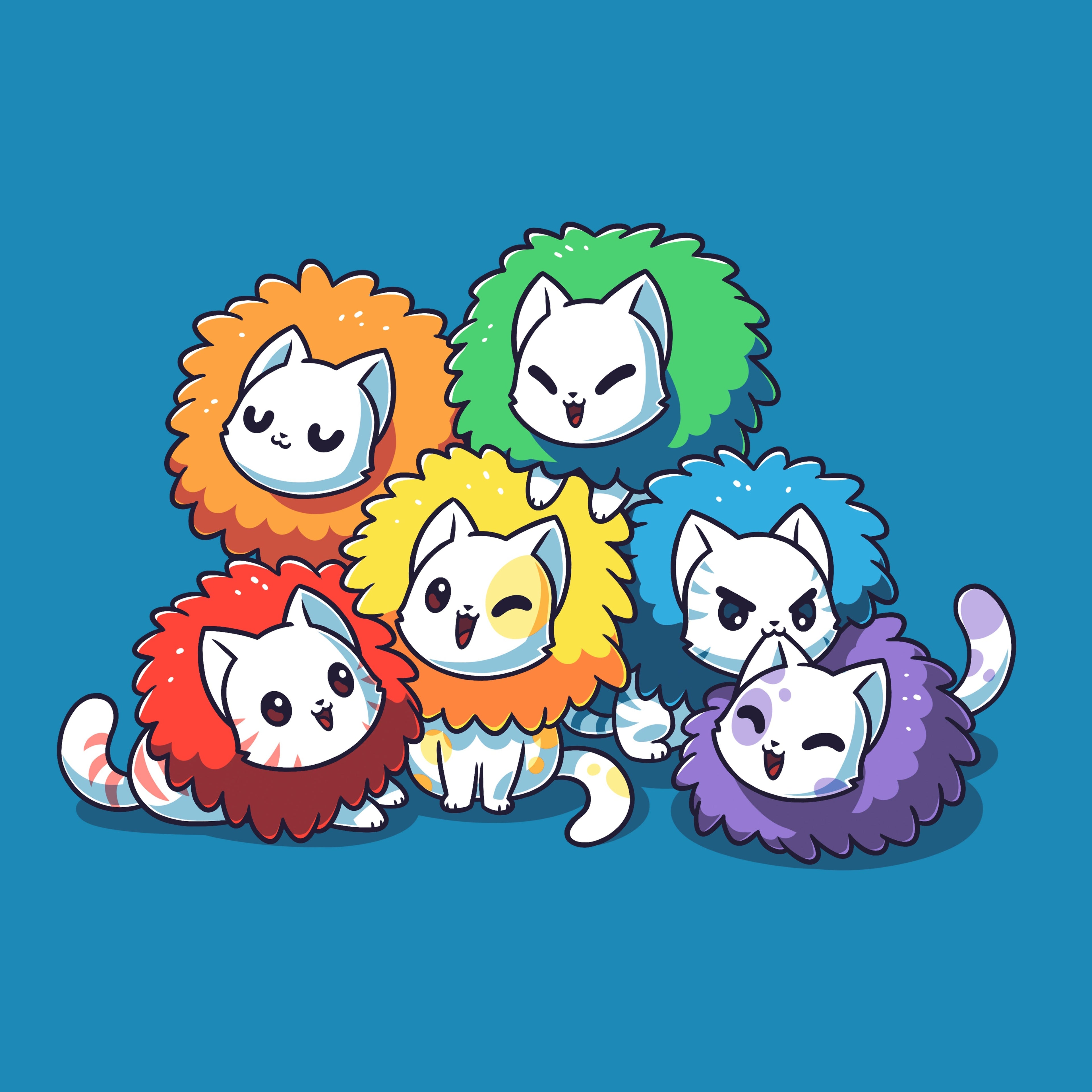 Kitten Pride - Adult & Kids T-Shirts, Sweatshirts & Hoodies apparel design preview 1