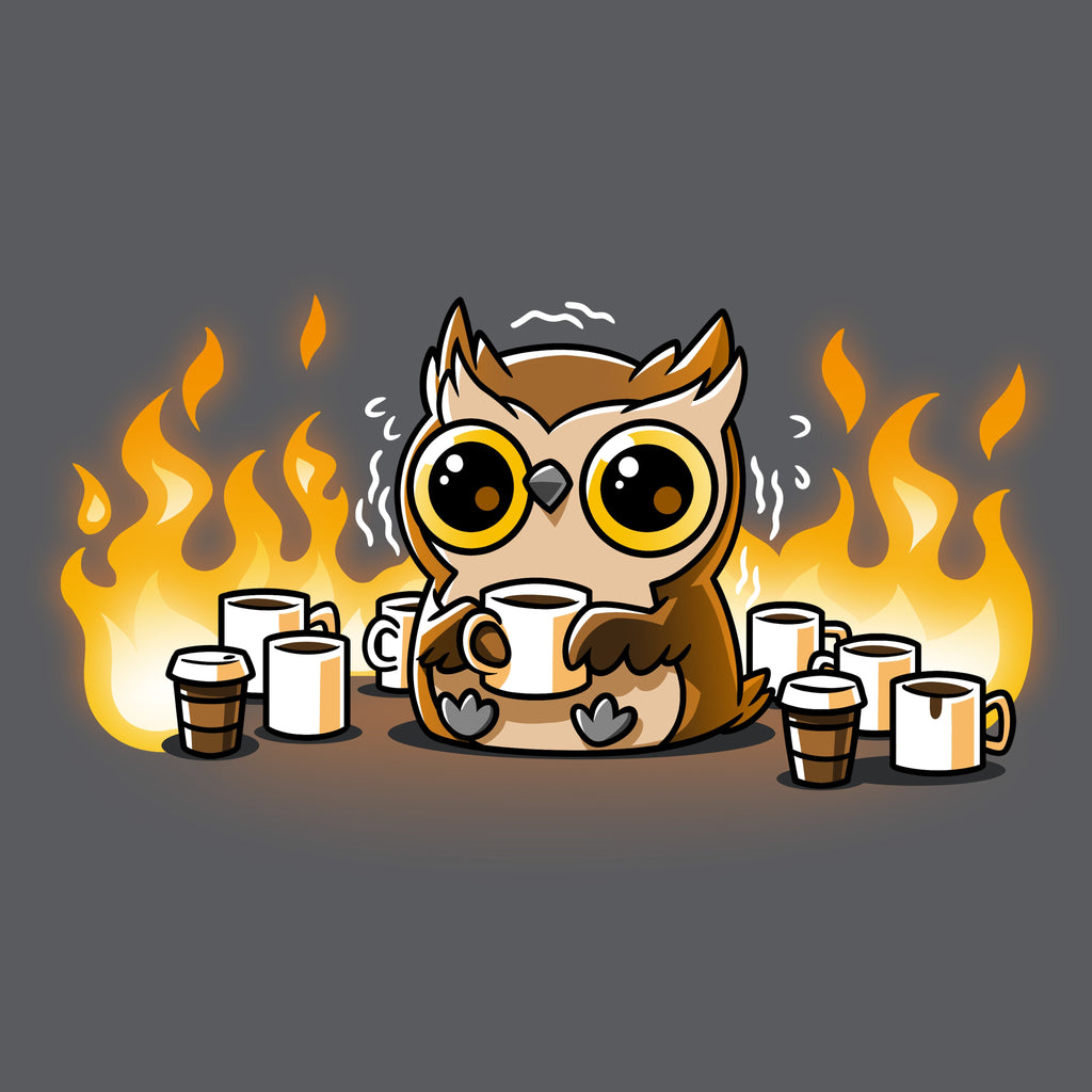 Owl I Need Is A Little Coffee - Adult & Kids T-Shirts, Sweatshirts & Hoodies apparel design preview 1