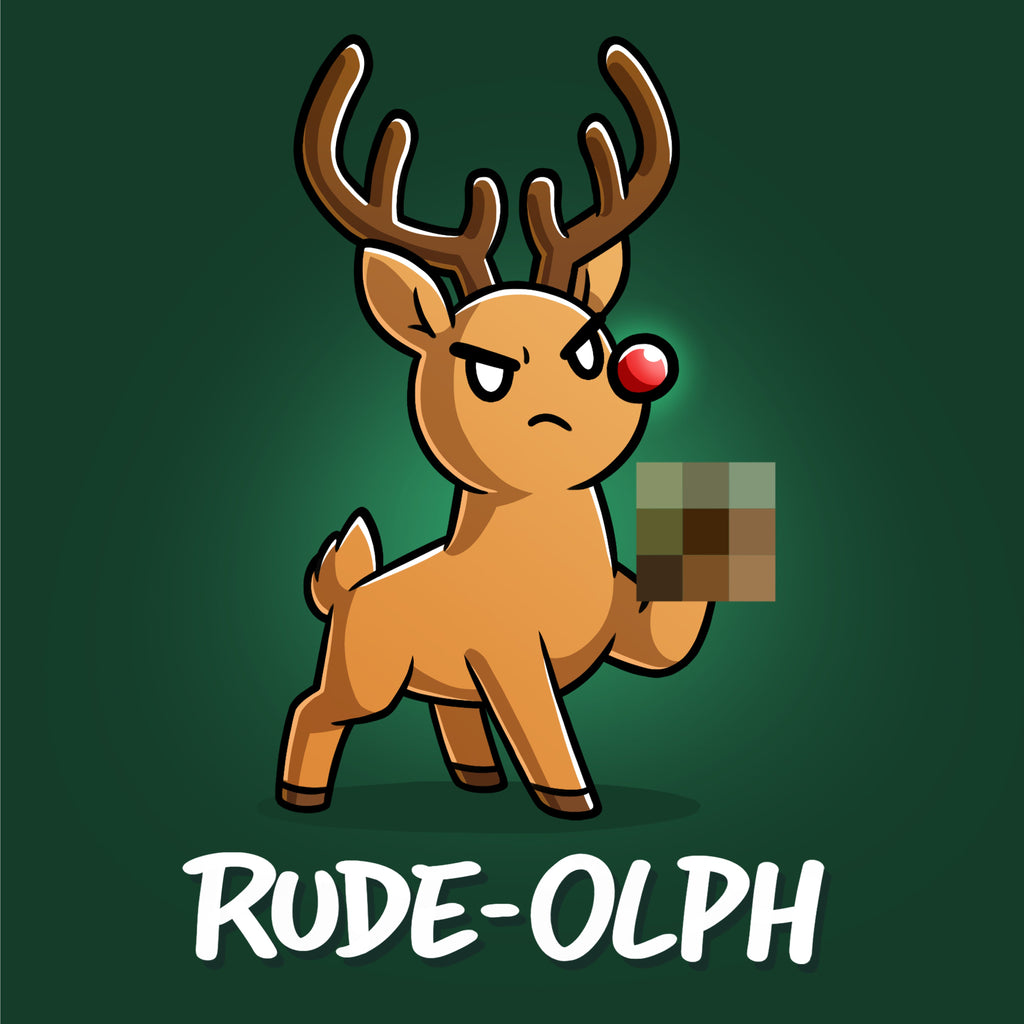 Rude-Olph - Adult & Kids T-Shirts, Sweatshirts & Hoodies apparel design preview 1