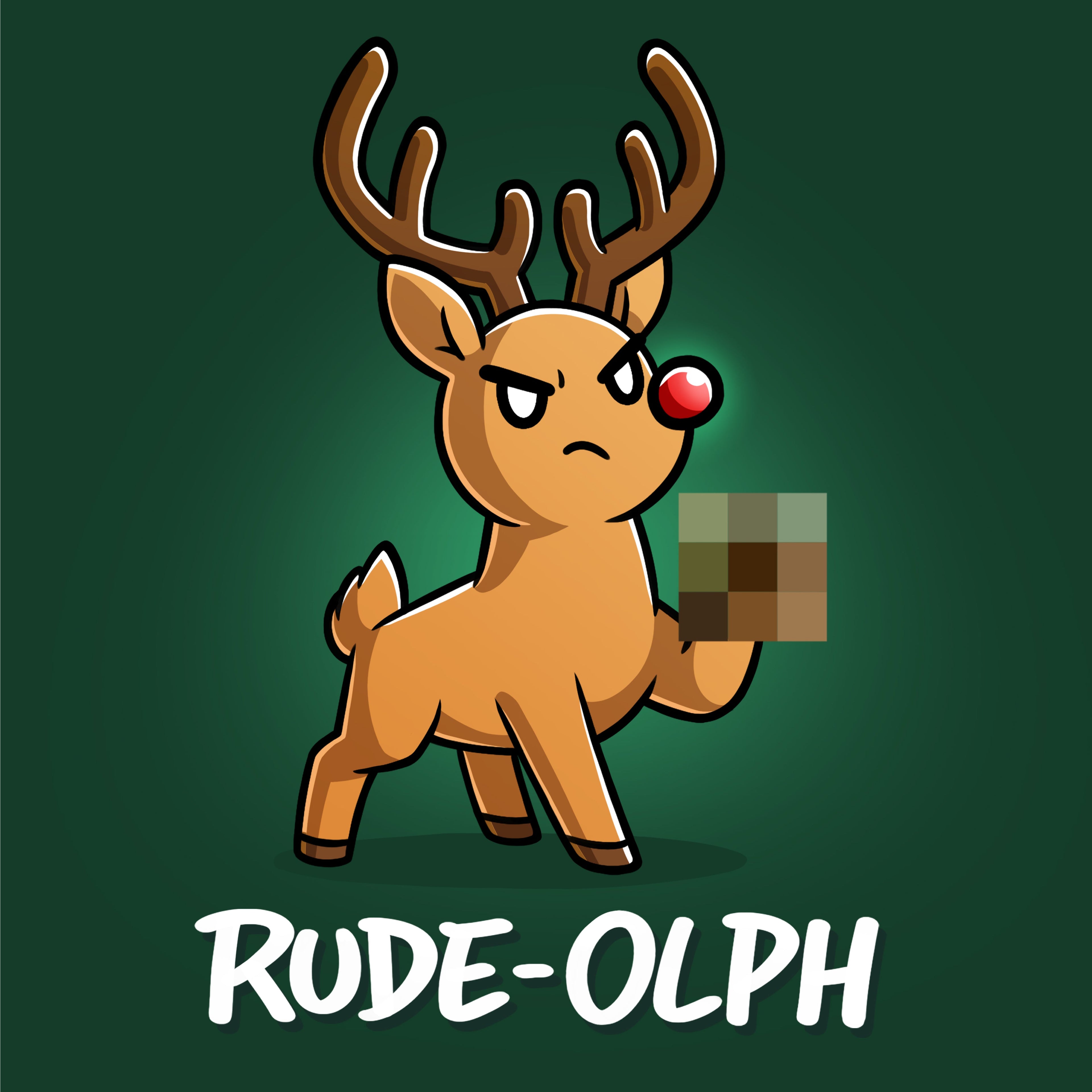 Rude-Olph - Adult & Kids T-Shirts, Sweatshirts & Hoodies apparel design preview 1